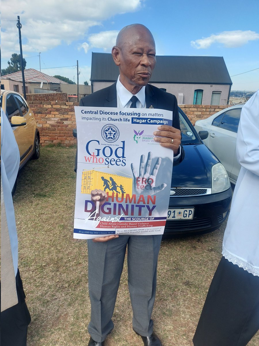 Mashobane61's tweet photo. Our church #ELCSA Central Diocese today launched the Hagar campaign in Munsieville. The campaign is the engagement of the church in the quest to #EndGBVF. @SonkeTogether @Sida @SBSGender @wwso_sa @MenEngageAfrica #EndHarmfulPractices https://t.co/qaLdvzxJl7