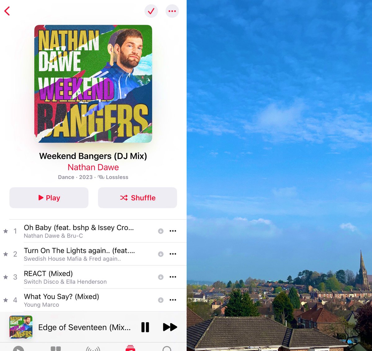 MrsBesenzi's tweet photo. Local morning walks with the sun shining over Burton and this new weekend music from @NathanDawe (this tune especially) #wellbeing #careaboutyourmentalhealth #dosomethingforyou https://t.co/jisnqfgEOn