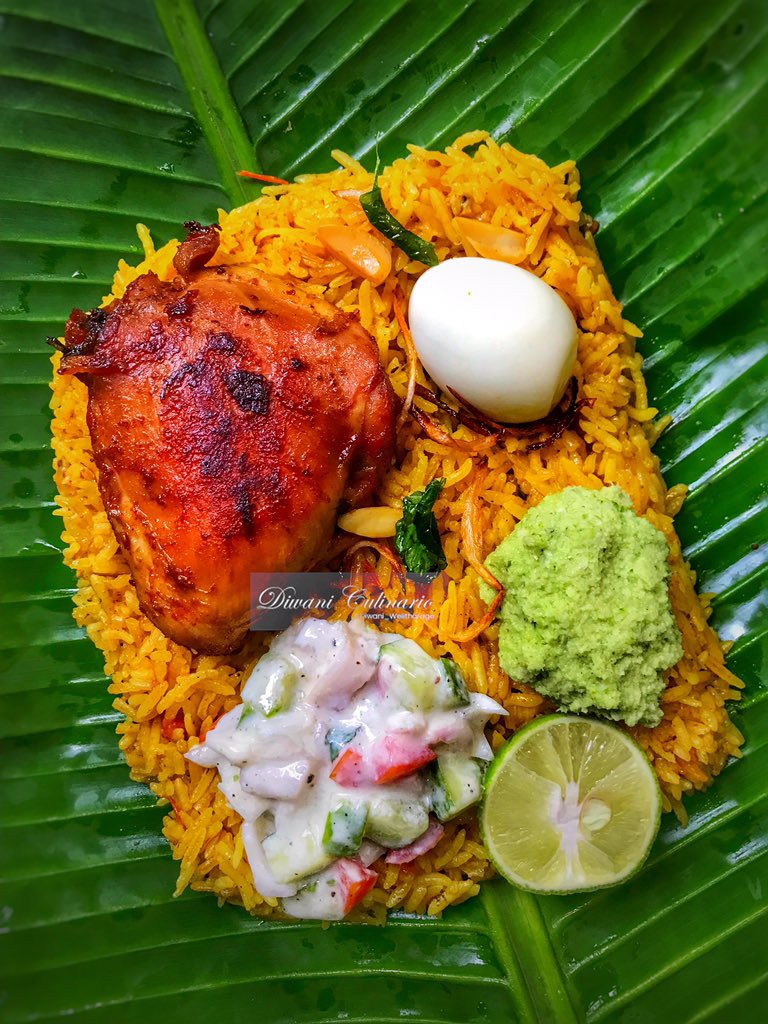 ஈத் முபாரக்!
ඊද් මුබාරක්!
Eid Mubarak!
.
.
Eid Mubarak to all the Muslims around the world!🌙
.
.
Eid special lunch
▪️Chicken biriyani 
#DiwaniCulinario