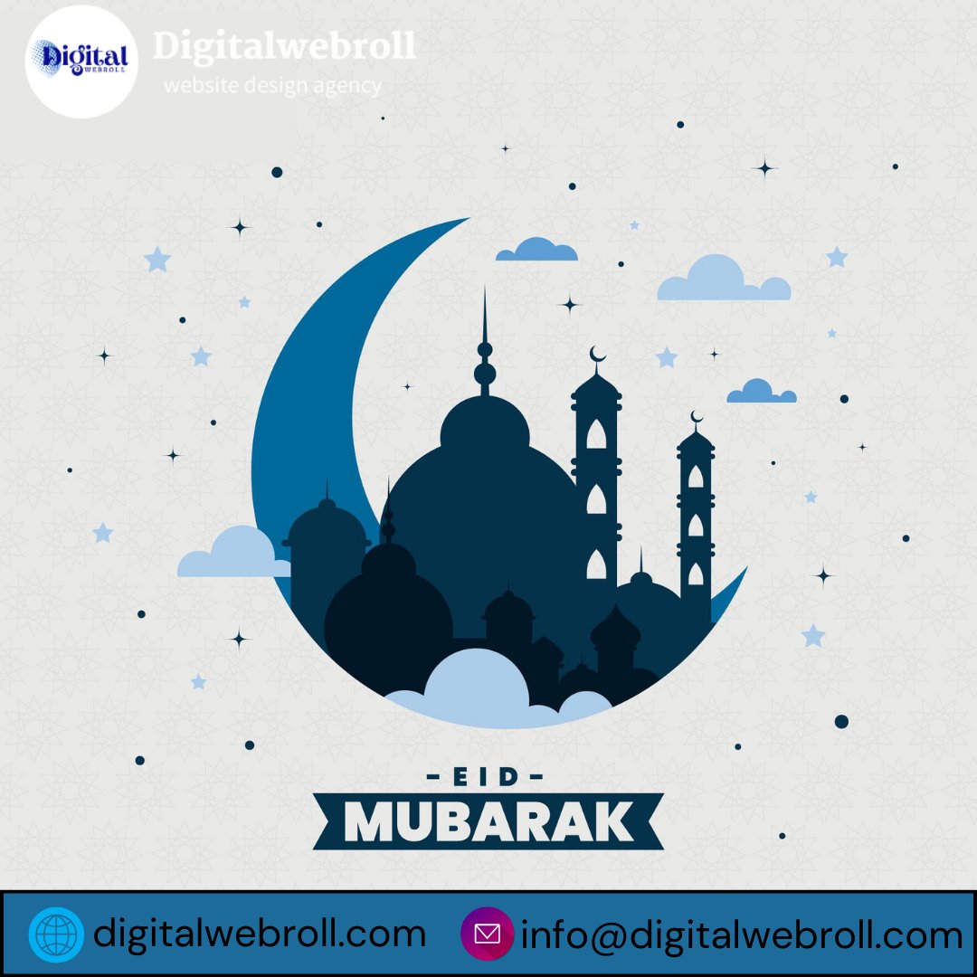 digitalwebroll's tweet photo. May the blessings of Allah fill your life with joy, happiness, and success. Have a blessed Eid celebration with your loved ones.
#success #happiness #eidmubarak #EidMubarakEveryone  ‍‍ #EidMubarak2023 https://t.co/48a1s2YNFF