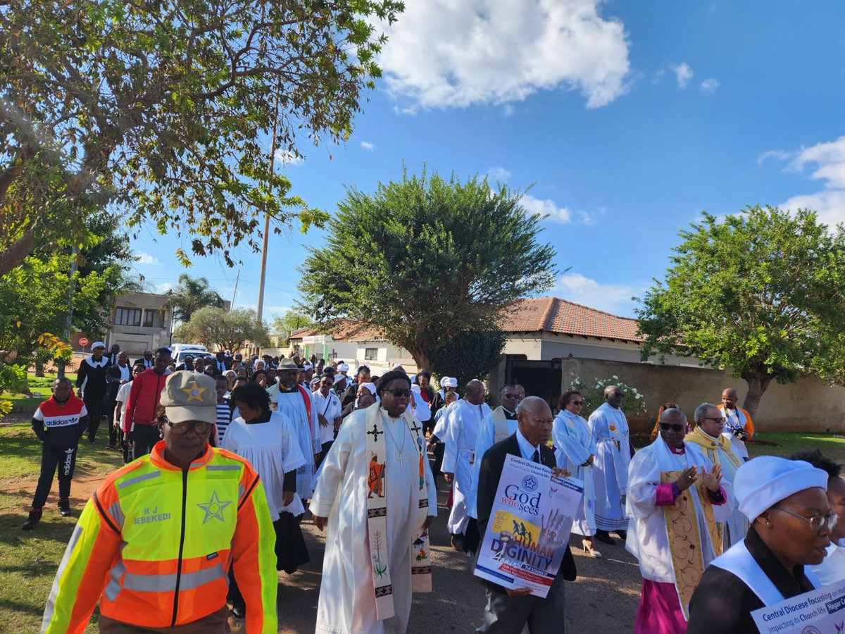 Mashobane61's tweet photo. The Hagar campaign of #ELCSA CD started with a public march, the Lutheran Church affirming its unambiguous stance against GBVF. @SonkeTogether @MenEngageAfrica @wwso_sa @SBSGender @unwomenSA https://t.co/OE92stNlfb