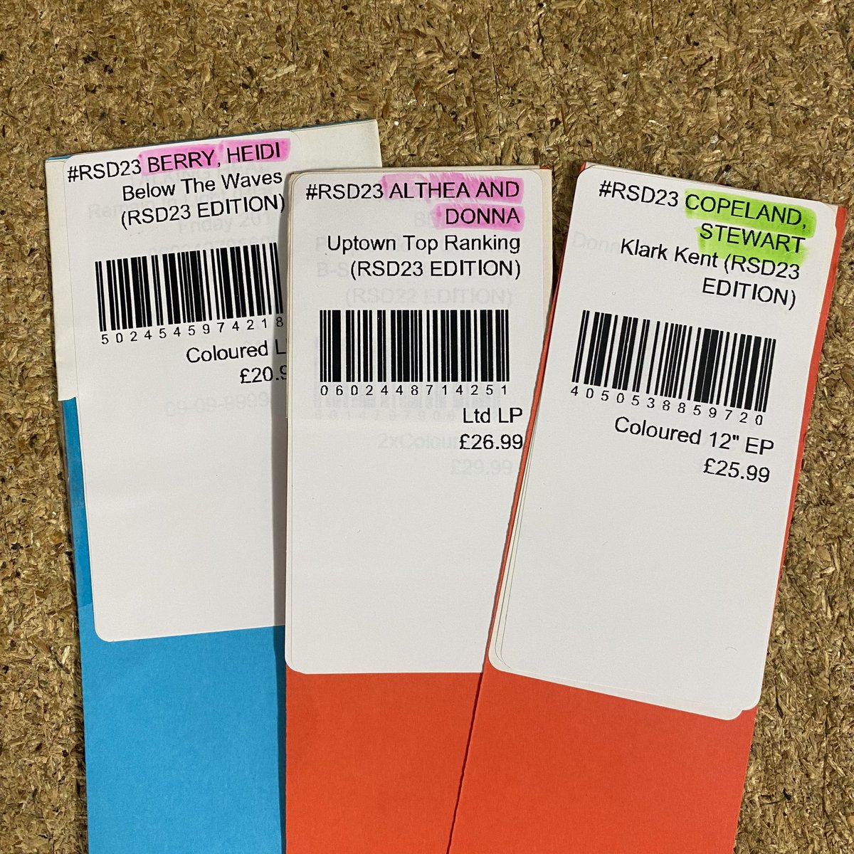 SOLD OUT 

Stewart Copeland, Althea and Donna, Heidi Berry. 

#RSD2023 <a href="/RSDUK/">Record Store Day UK</a>