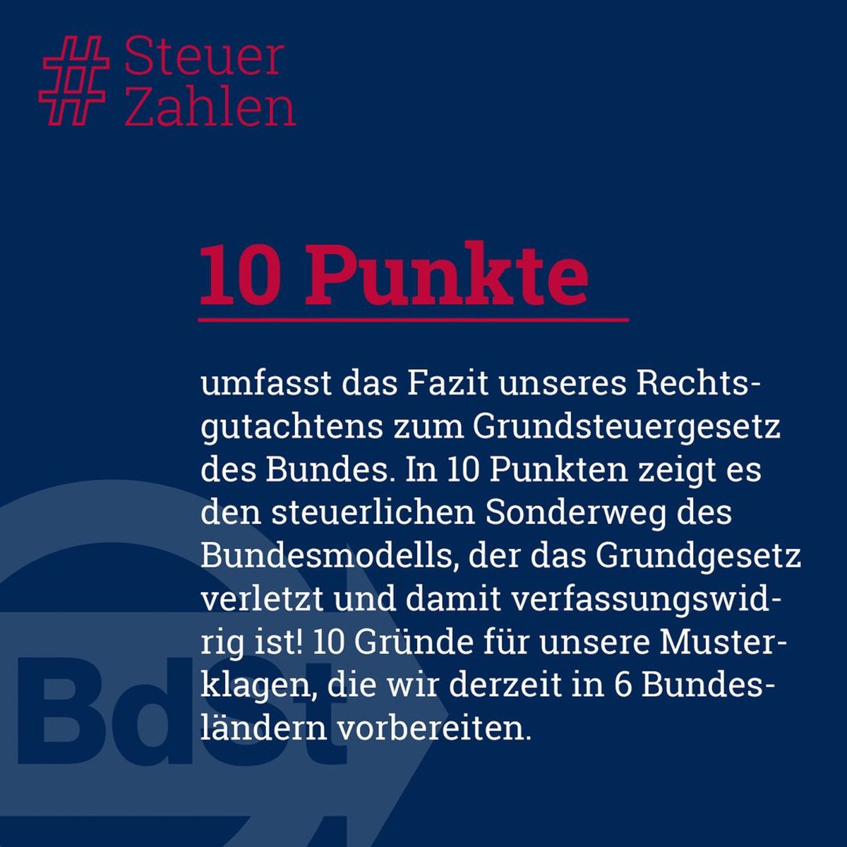 #SteuerZahlen #ZahlderWoche #Grundsteuer #bundesmodell #Rechtsgutachten #musterklage #grundsteuerreform #hauseigentum #grundstück #eigentum #eigenheim #mustereinspruch #bunddersteuerzahler