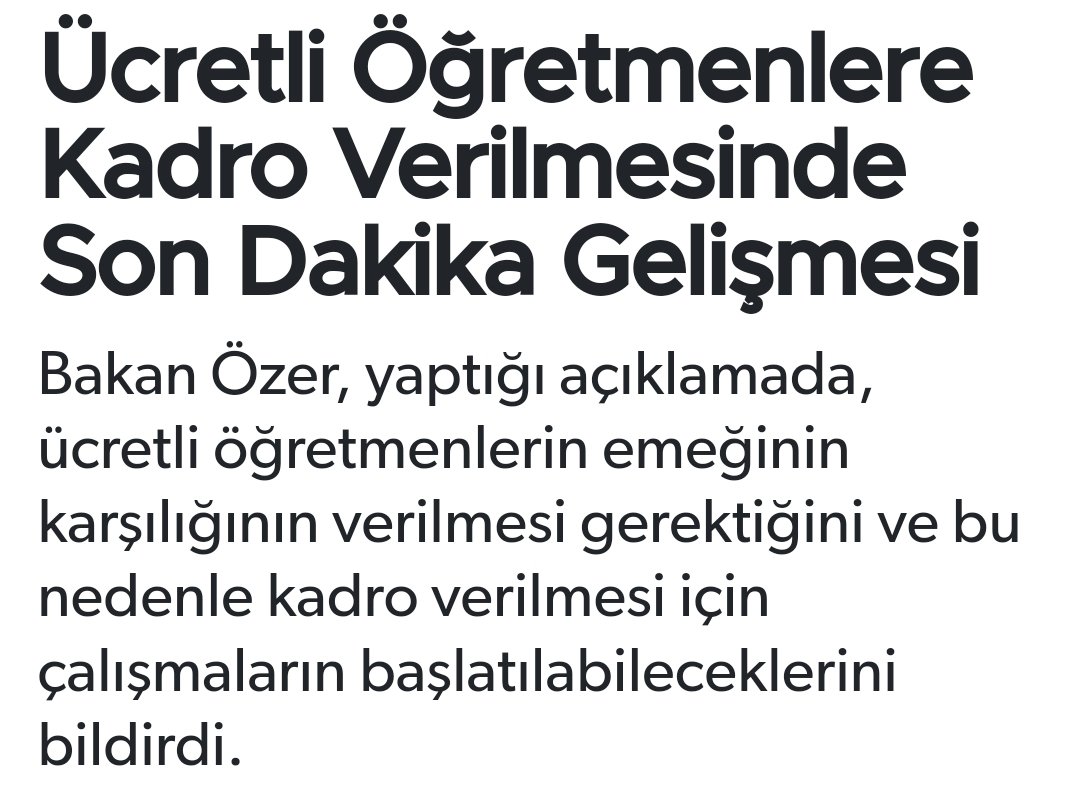 Fahri Kur'an kursu öğreticilerimize de emeklerinin ve fedakarlıklarının karşılığı olan kadro verilmesi zamanı gelmedi mi? Fahri kardeşlerimize bir önceki seçimde kadro sözü veren partiler...Sözünüzü tutun!
#Diyanet <a href="/KADRO_istiyor/">FAHRi (geçici) KUR’AN KURSU ÖĞRETiCiLERi PLATFORMU</a> #fahriöğreticiyeşartsızkadro #KADRO 
#MİL_DİYANET