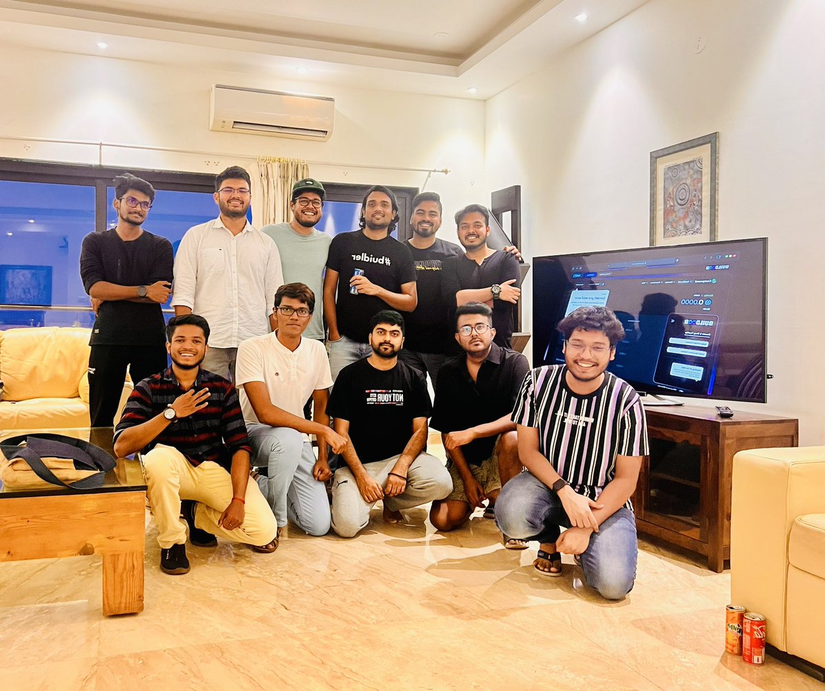 buildoorxyz's tweet photo. Thanks to all Buildoorโs who joined us last week for an amazing evening @ Buildoor Pad, Goa ๐
Had a great time discussing UX & Usability in Web3 ๐ฎ
Our ALPHA is all set to launch ๐
Thrilled to be part of a community thatโs committed to a mission of #MakingWeb3UserCentric ๐ค https://t.co/L0D9CI1TZu