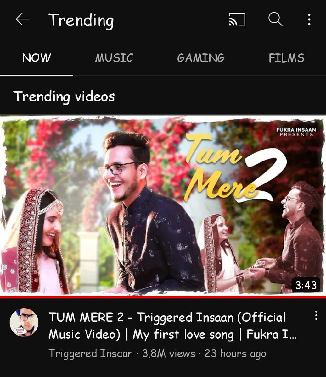 Rutuja_2812's tweet photo. @TriggeredInsaan Paaajiii Trending No 1!!!! 🥹❤️ https://t.co/3yEtm6zSCa