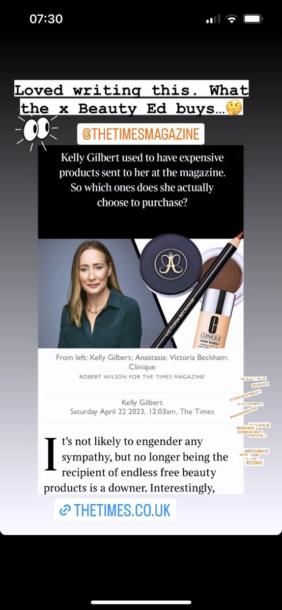 WowWee_KG's tweet photo. So what does a beauty editor buy when they no longer get given free products? 🤔 @thetimes #beauty https://t.co/BTXL3Ykw3f
