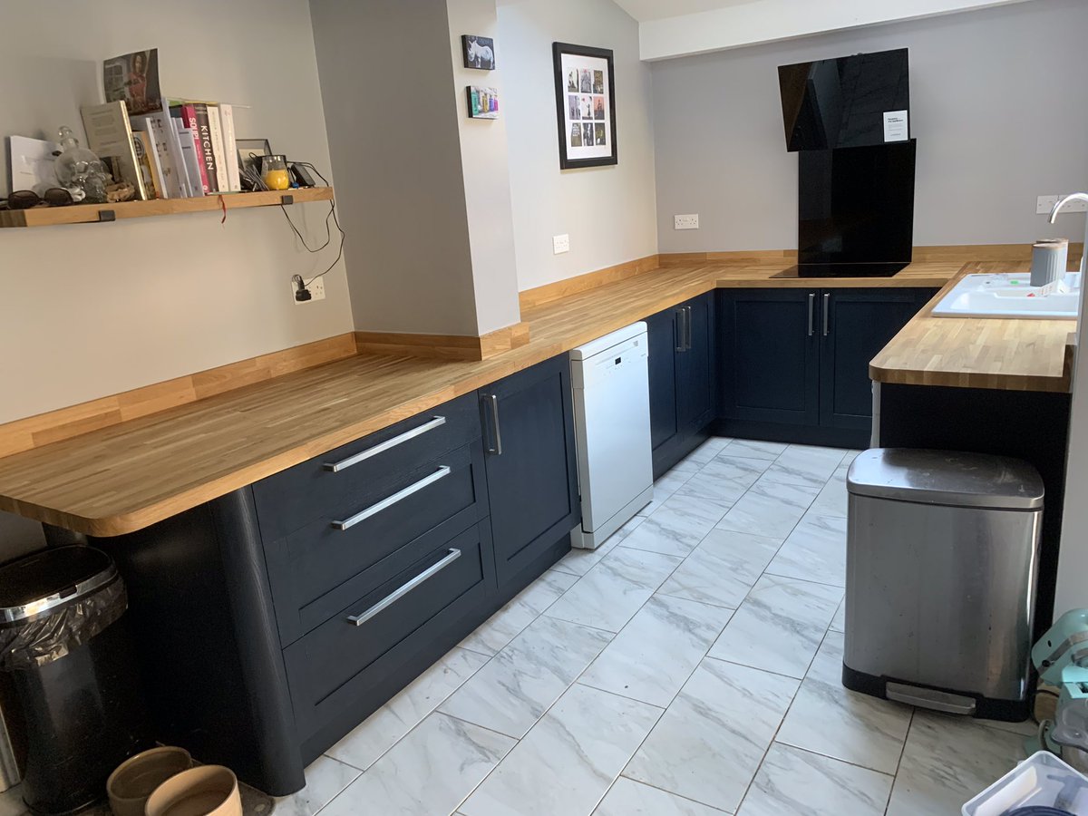 JMHcolchester's tweet photo. Team JMH finished fitting a kitchen this week. Special features included a bespoke unit to fill in an old window and a worktop that extended to the window reveal. #SBSwinner #smallbusiness #gobespoke https://t.co/mQax2EKlXR