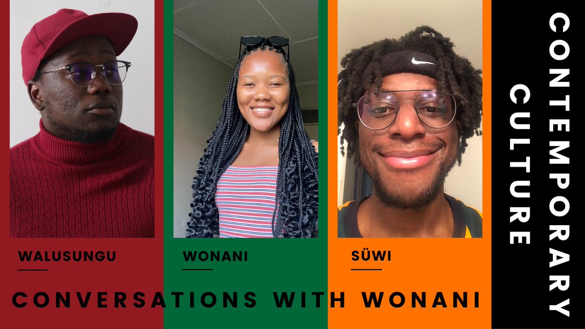 TheVillageZM's tweet photo. Join @WMwazikani and @Sichi29Jr on this month’s #ContemporaryCulture episode as they catch up with @Wonxni #ConversationsWithWonani #TheVillageZM 
https://t.co/IUTjzs5pw4 https://t.co/Qx5ryGsEfP