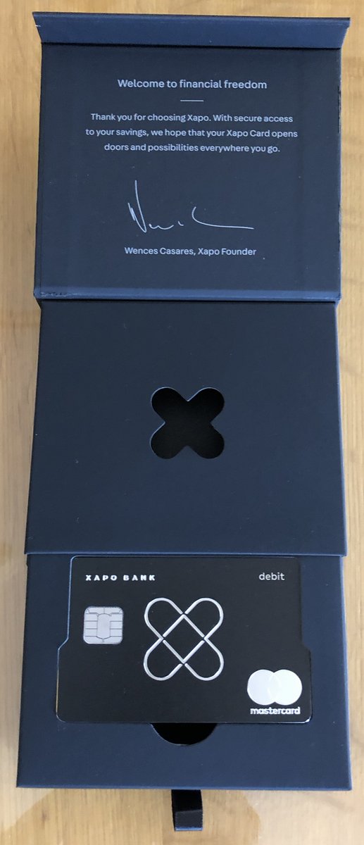 araz32008658's tweet photo. $USDC を入金してMasterCardとして使える
@xapoprivatebank 
本日届きました
金属製のカードで高級感があって
裏には最初から名前が掘られています https://t.co/A2JYcN8X5H