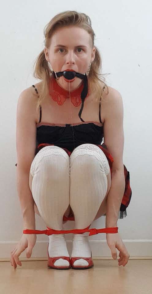 Ester7715's tweet photo. Drooling Saturday..#submissive #gagged https://t.co/gxeMWWsEpj