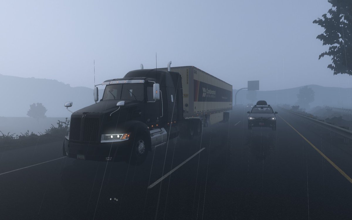 OldTanker76's tweet photo. On my way to Cody, Wyoming. "Lovely weather" almost whole way. Little stop to refill and up we go to destination. https://t.co/WtzMeoevXn