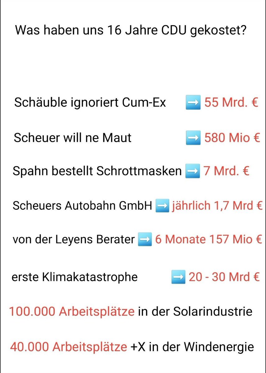 Geklaut von @MotormikeFrank 
#NieWiederCDUCSU