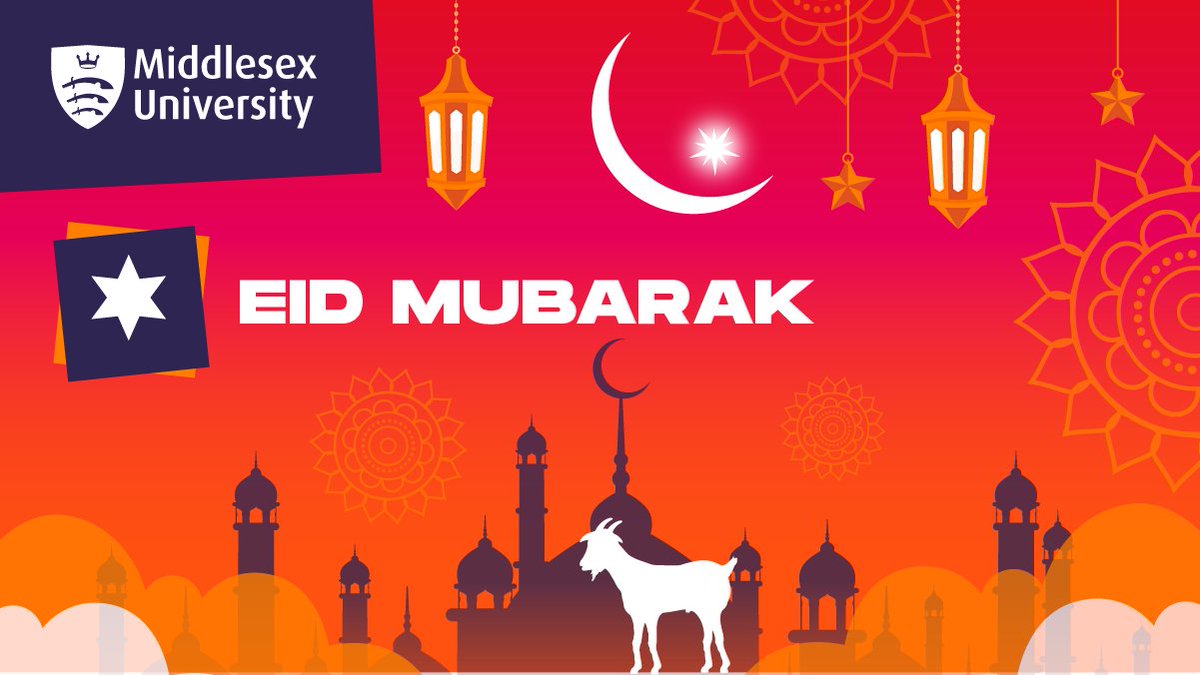 Eid Mubarak to all of our Muslim students, colleagues and friends. We wish you a blessed day full of peace and joy ❤️