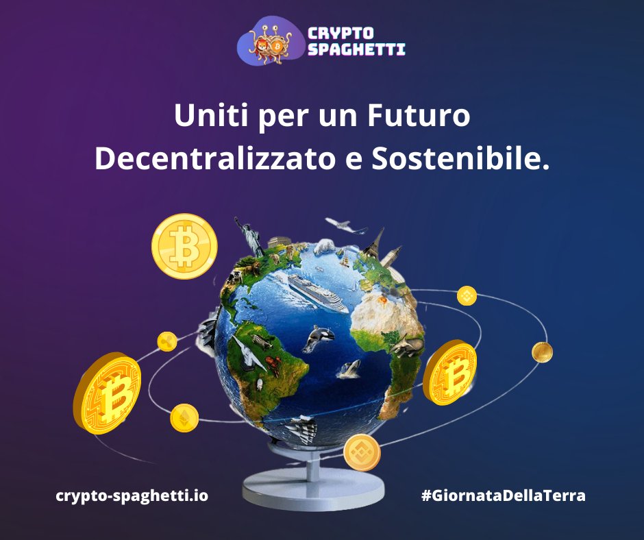 CrytoSpaghetti's tweet photo. Celebriamo dunque la Giornata Mondiale della Terra con l'impegno di adottare comportamenti virtuosi e di promuovere soluzioni innovative per un futuro sostenibile e a beneficio del nostro pianeta e delle generazioni future.

https://t.co/GiguY3jQ31
#GiornataDellaTerra https://t.co/TxB83WuxGi