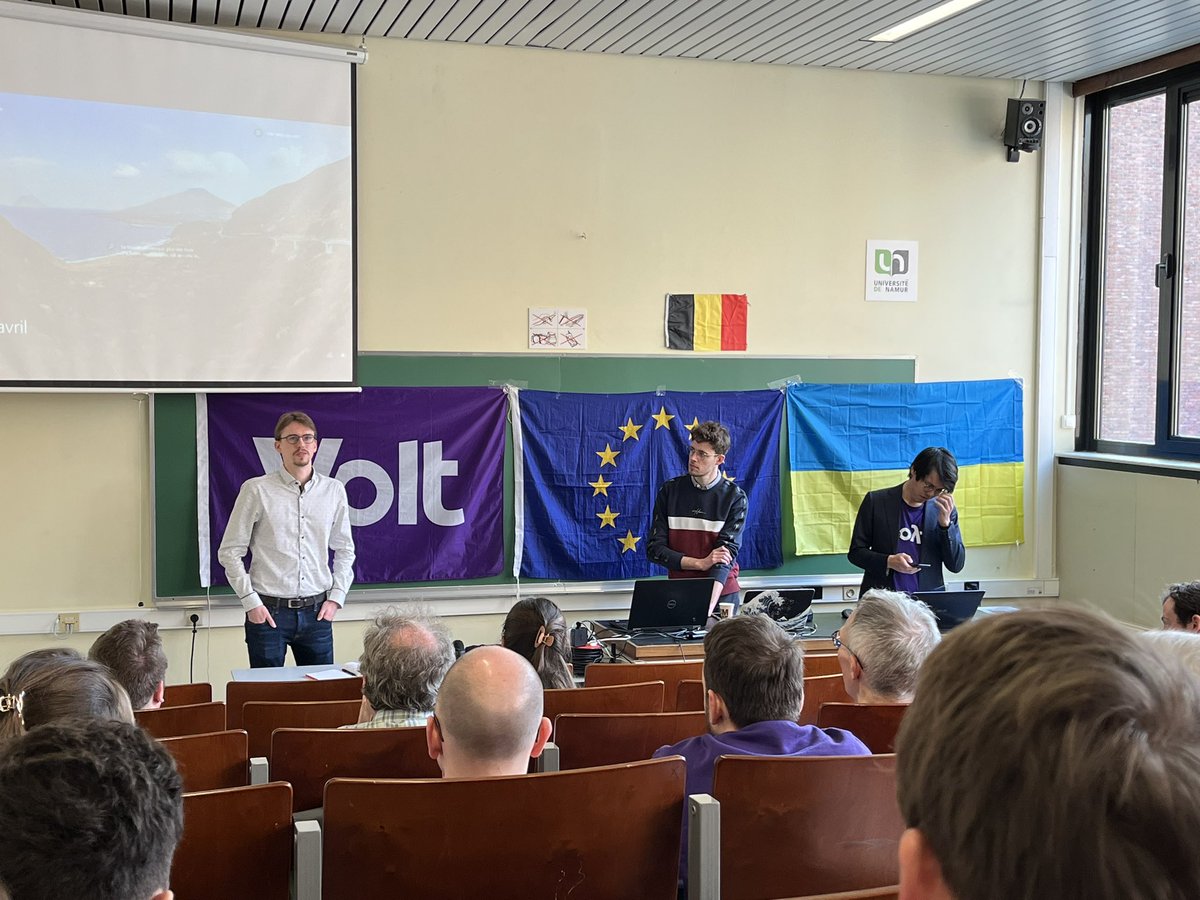 CarloGiudiceEU's tweet photo. The General Assembly of @VoltBelgium has officially started! You can follow it from home: https://t.co/BEx1YoB1vc 💜 #VoltGA #ReadyFor24 https://t.co/F4IBoIM1fl