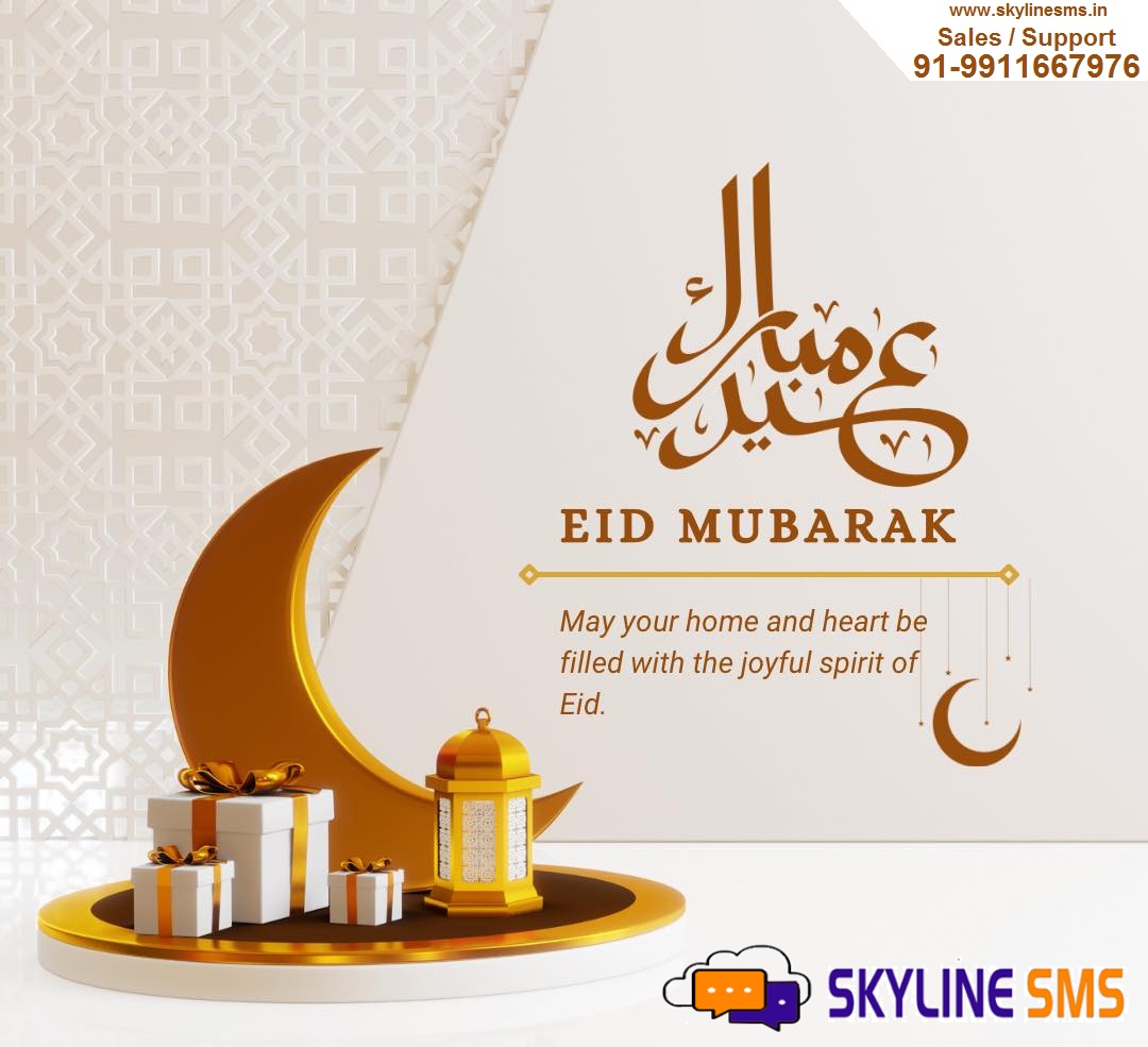 sky_line_sms's tweet photo. Eid Mubarak 🌙 May this joyous occasion bring you and your family abundant blessings and happiness💐

May the spirit of Eid fill your home with warmth, love and togetherness

#eidmubarak #EidUlFitr #Eid #eidmubarak2023 #whatsappmarketing #whatsappbulksms #Delhi #india #skylinesms https://t.co/dI9Li2xbaz