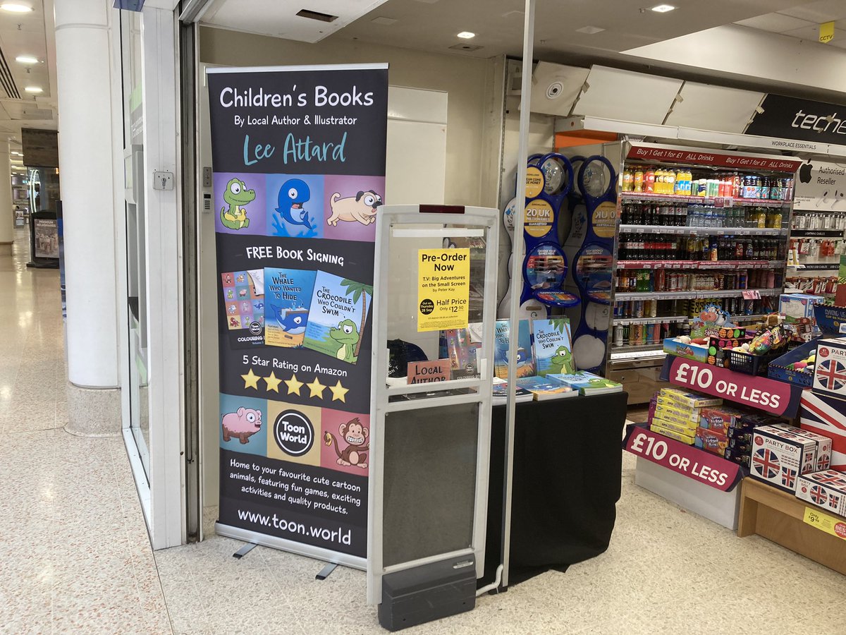 Today Saturday 22nd April you can find author and illustrator Lee Attard doing a book signing event at WHSmith in Redhill, so why not pop along and say hi. #whsmith <a href="/WHSmith/">WHSmith</a>