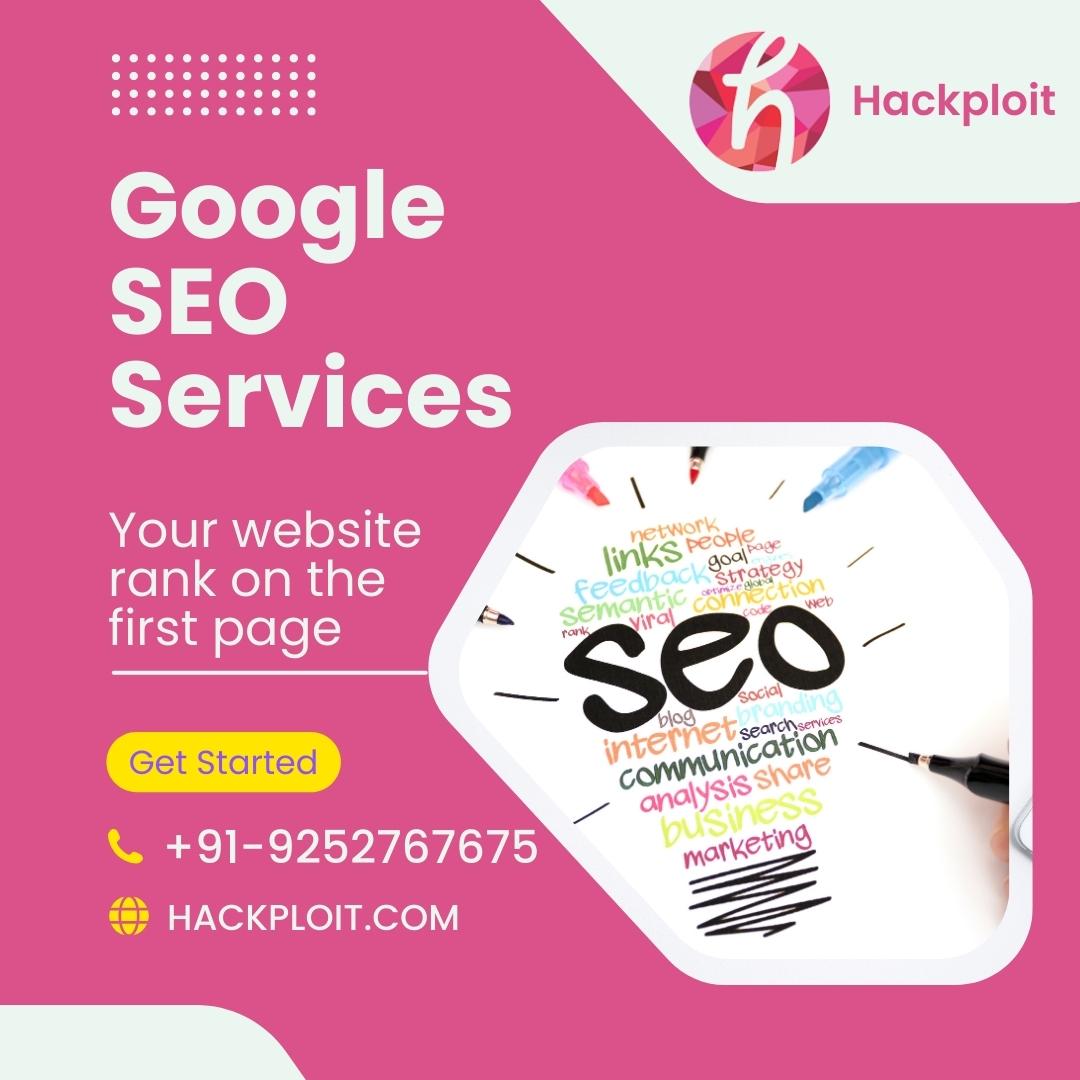 hackploitindia's tweet image. Hackploit Technologies' Google SEO Services can improve your website's search engine ranking and increase online visibility using the latest SEO techniques. Call +91-9252767675 to learn more and achieve your online marketing goals. #googleseoservices #digitalmarketingservices