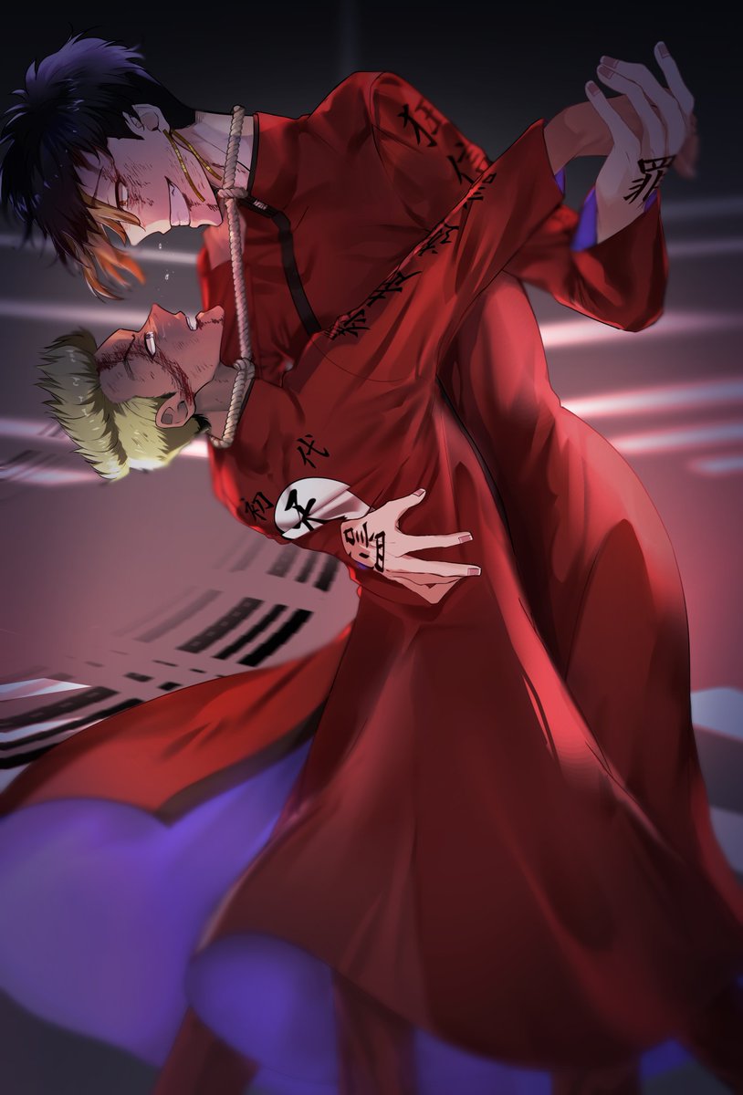Reaper_crown's tweet photo. 心中ダンス/半稀 https://t.co/TT43fGXoqT