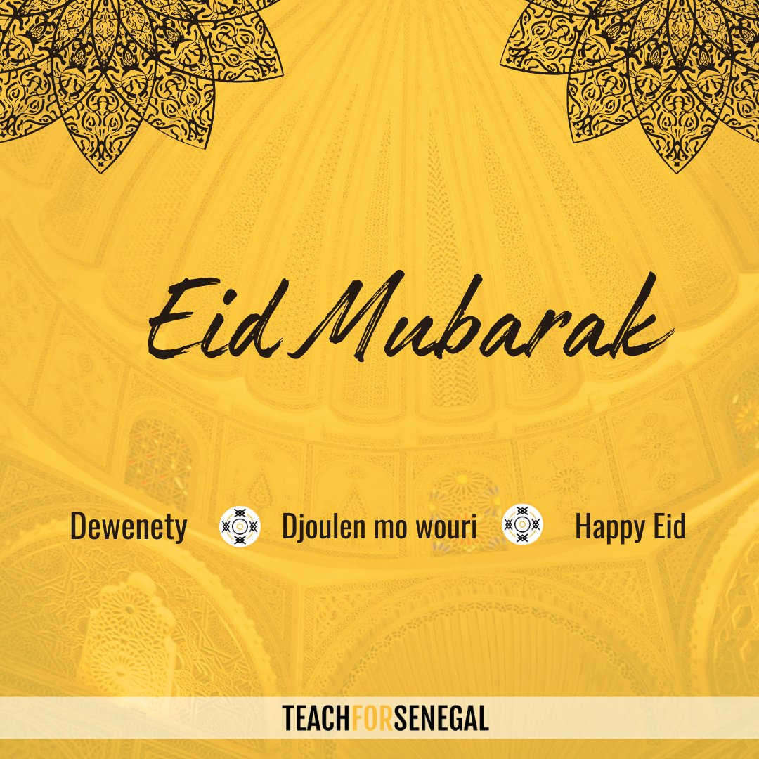 #EidMubarak ! Dewenety ! Djoulen mo wouri !
#kebetu #senegal #teachforsenegal #teachforall