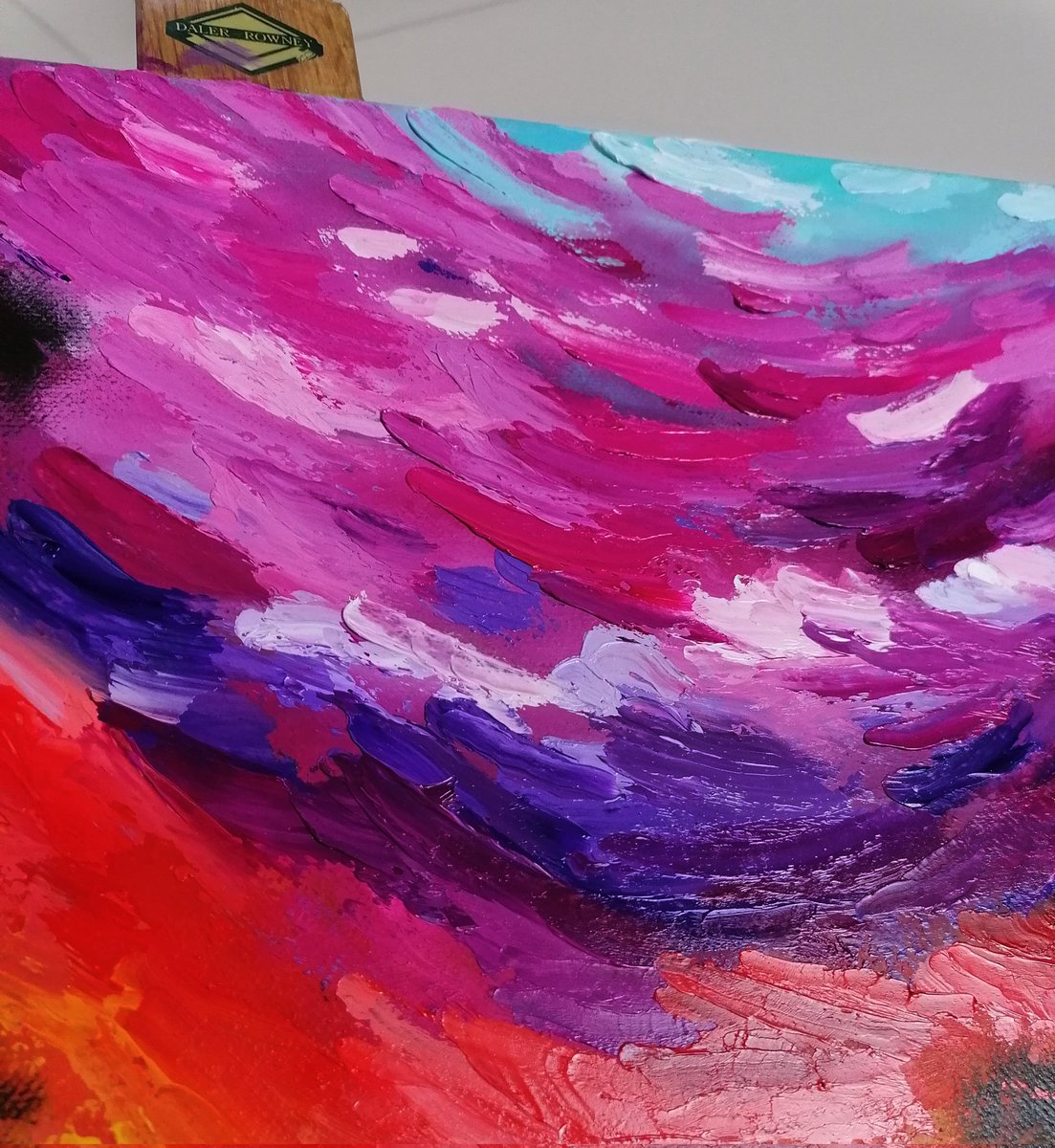 Building up texture on my current work in progress💗