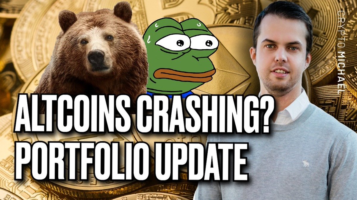 CryptoMichNL's tweet photo. #Altcoins crashing again.

What do I do with my portfolio and what's the latest news in the #Crypto markets?

Check the update here:
https://t.co/cGM65zbQur

Make sure to subscribe! https://t.co/D7eM70DPK1