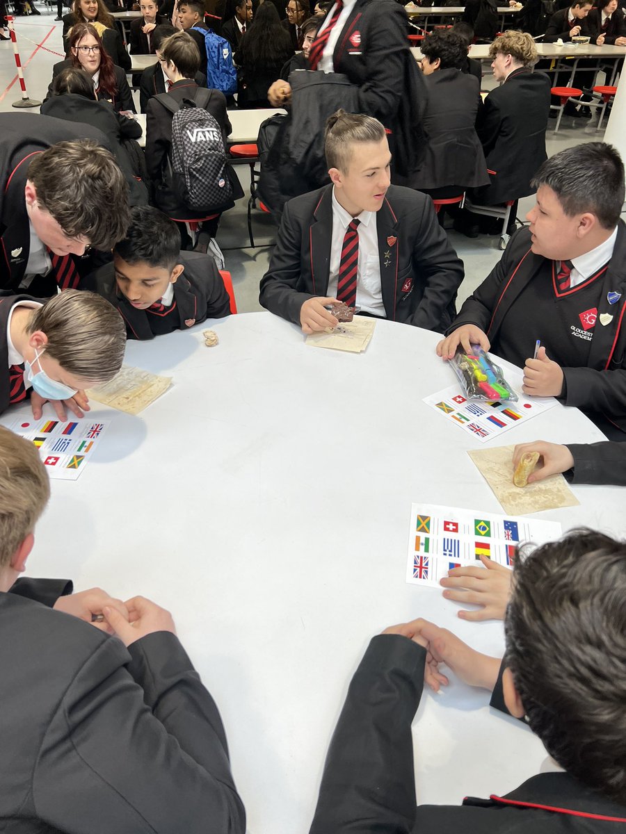 GA_FunFriday's tweet photo. GA Flag Challenge!

Amazing to see the whole school taking part and earning house points!  #Worldknowledge 

@GreenshawTrust 
@GloucsAcademy https://t.co/irXrh46Ncb
