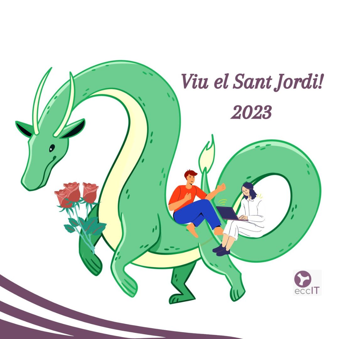 eccit_'s tweet photo. A eccIT gaudim molt celebrant el dia de #SantJordi
#SantJordi2023 #DiadadeSantJordi https://t.co/Pgijrd5AYP