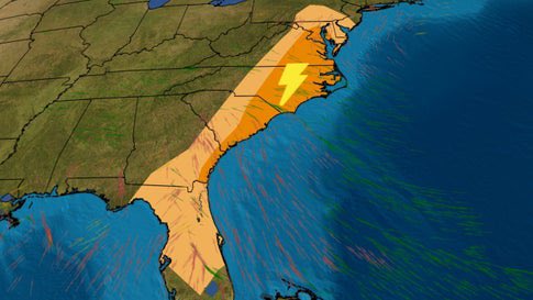 susilee_dean's tweet image. Severe Thunderstorms Could Hit East With High Winds, #Hail, Isolated Tornadoes #straightlinewind #carolina #virginia #florida #georgia  weather.com/storms/severe/…