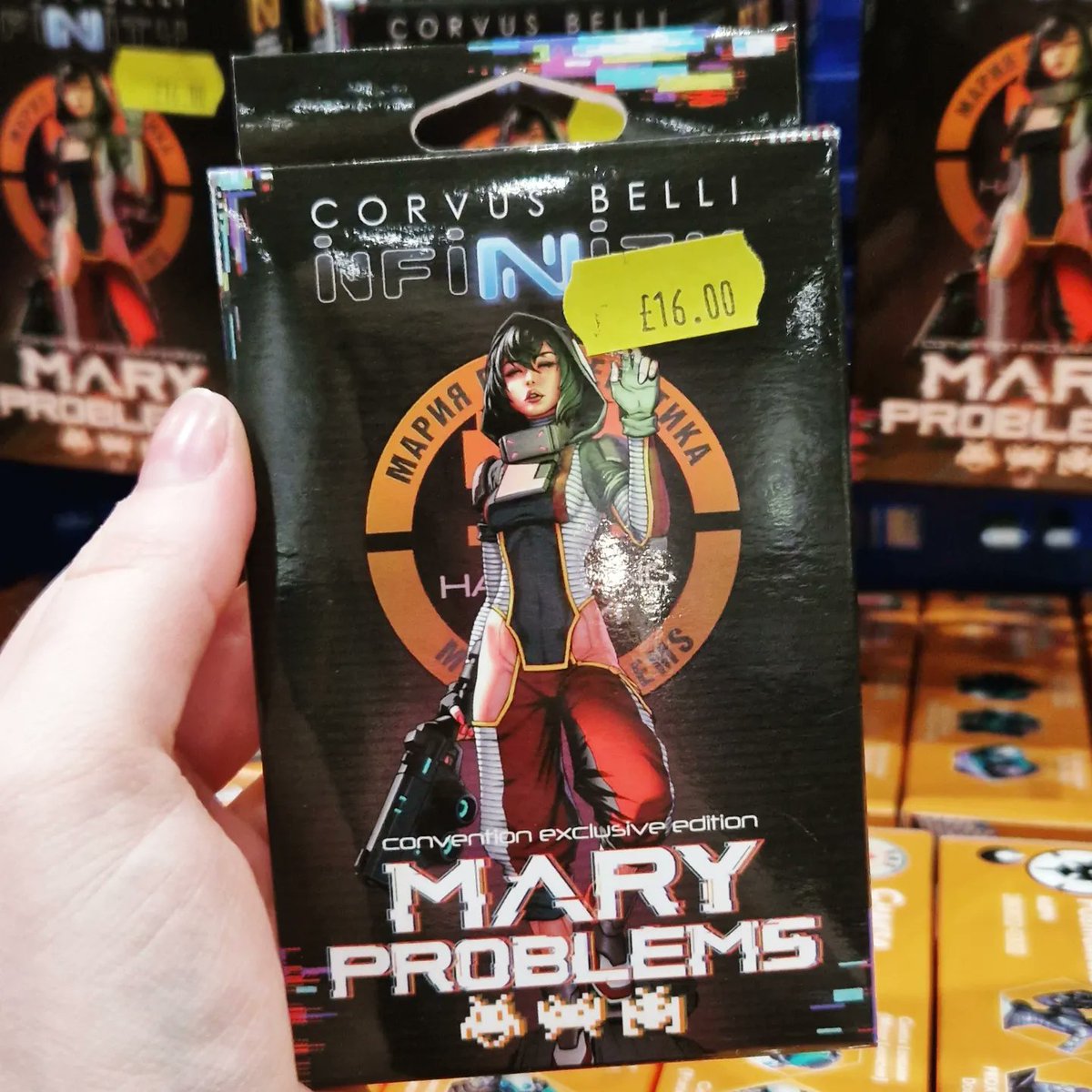 WaylandGames's tweet photo. Who is coming by to say hi at @slwsalute today? We're at the @excellondon center, preparing to serve your hobby needs! We've got the con exclusive Mary Problems miniature by @corvusbelli and more... see you soon!
#salute #salute50 #rpg #wargaming #convention #londoncon https://t.co/dkUMYX7LBN