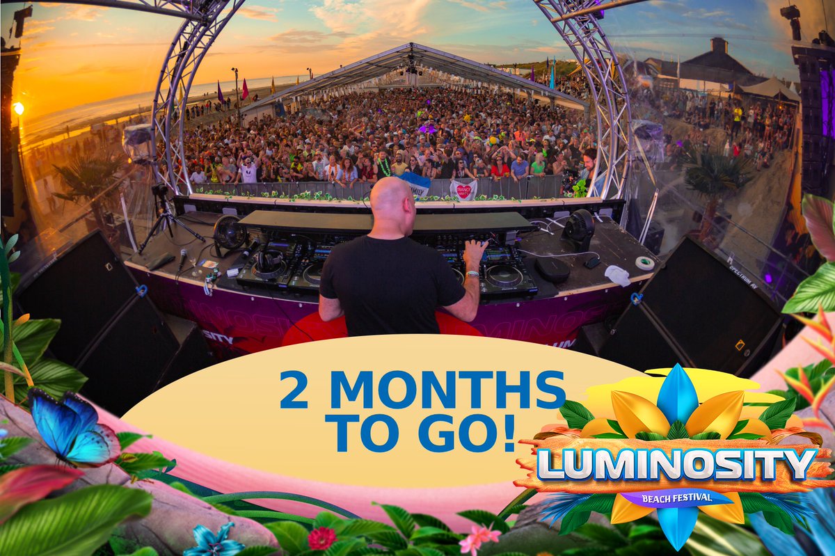 𝟮 𝗠𝗢𝗡𝗧𝗛𝗦 𝗧𝗢 𝗚𝗢! 🥳 Are you as excited as we are for #LBF23? Raise your hand if you got your ticket already! 🖐️ If not, make sure to secure them ASAP! 🏖️ Tickets: luminosity-events.nl/tickets