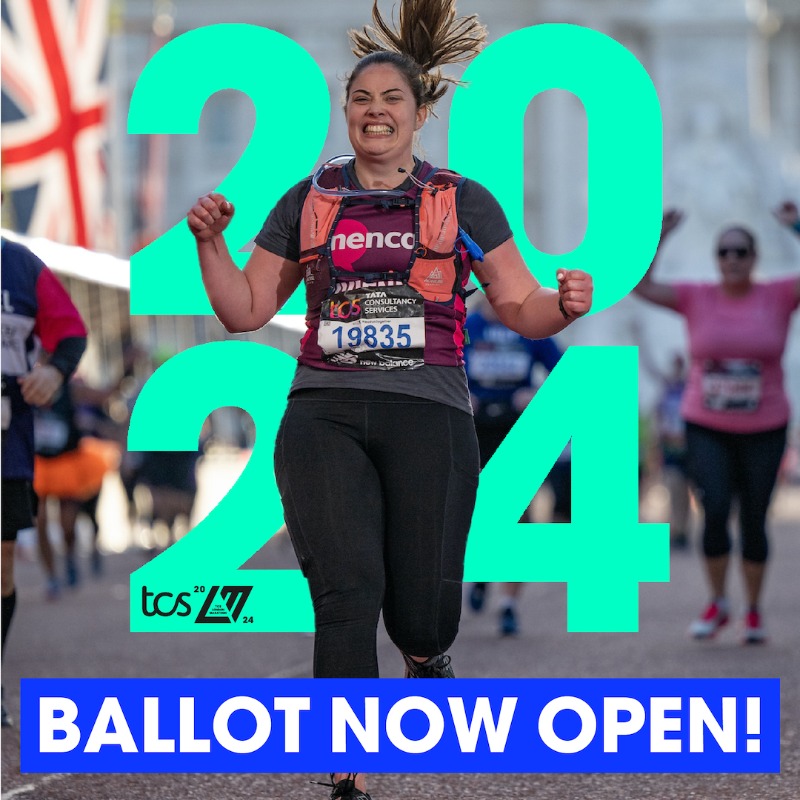 LondonMarathon's tweet photo. The ballot for the 2024 TCS London Marathon is now open! 🥳

Enter now - we have our fingers crossed for you 🤞

#LondonMarathon #WeRunTogether