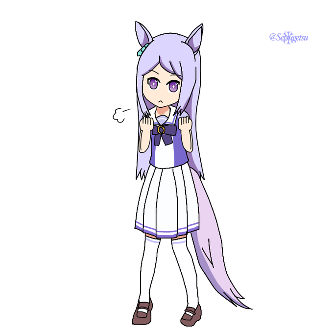 マックイーンちゃん推しなたぁめ、簡易イラスト#ウマ娘 