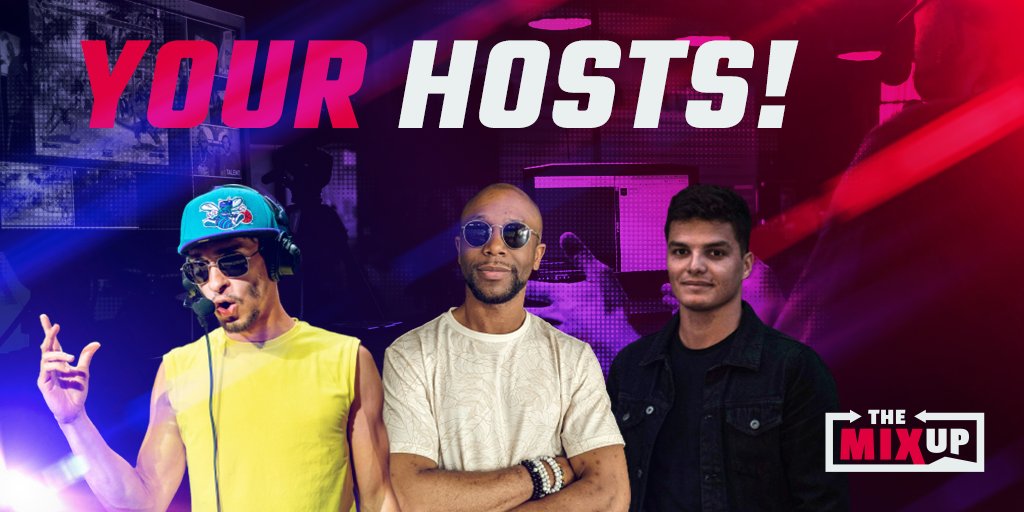THEMIXUPLyon's tweet photo. ✨ YOUR HOSTS ✨

We are happy to welcome our hosts for #THEMIXUP2023!

They will bring the hype and share their passion for fighting games with us on the main stage 🔥

🎟️ Spectator pass is still available :
https://t.co/NwkwZyzOPg https://t.co/jXNciWxWlD