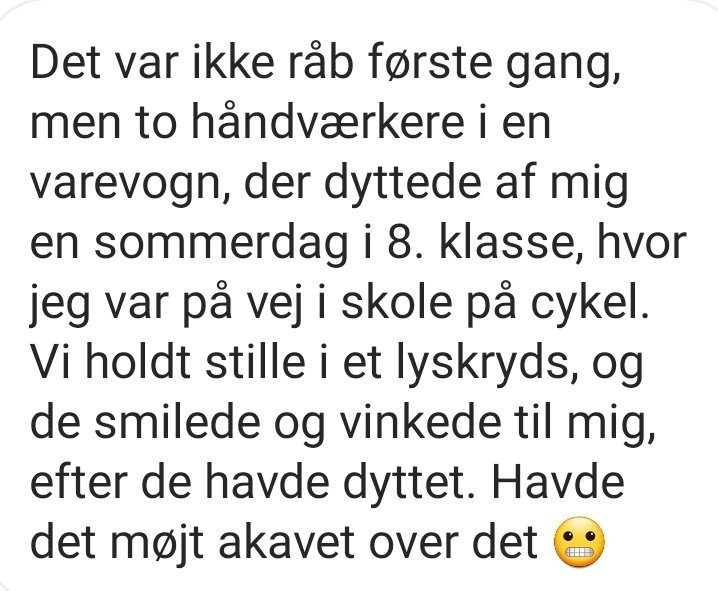 EspDanmark's tweet photo. Vi spurgte vores følgere på Instagram hvornår de første gang oplevede at blive seksualiseret og/eller chikaneret af mænd i det offentlige rum

#DaJegVar 

🧵👇 https://t.co/zQTKnwPP0c