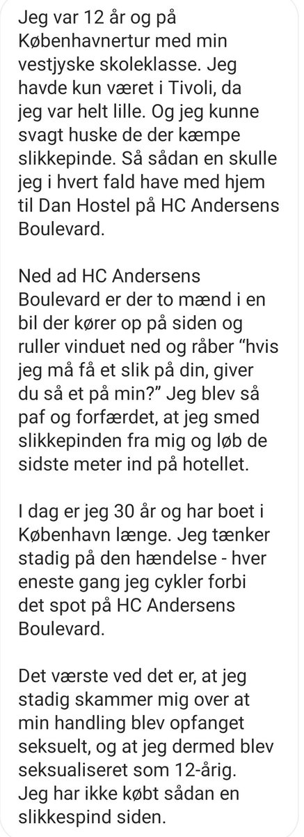 EspDanmark's tweet photo. Mange har ikke fortalt det til nogen voksne, fordi oplevelsen fik dem til at føle, det var noget de selv havde gjort der udløste det

Skam bliver en tidlig følgesvend - og internaliseret victimblaming det samme 

#DaJegVar

🧵👇 https://t.co/MVonQ9MLa8