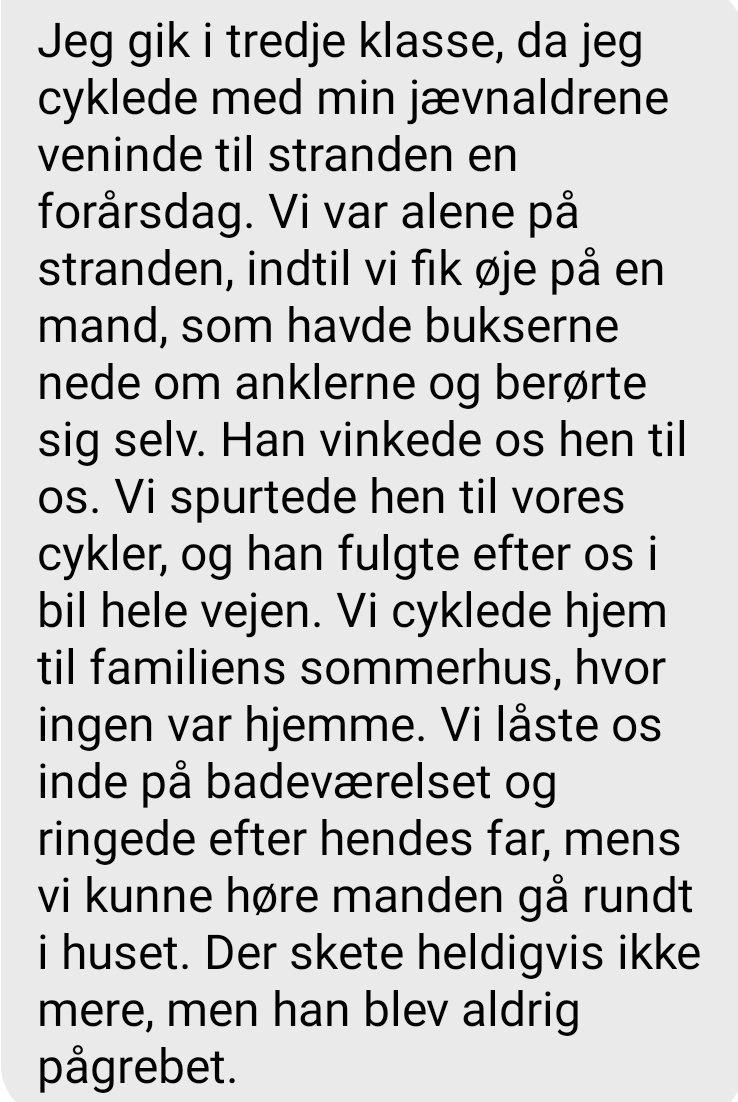 EspDanmark's tweet photo. Mange kvinder har siden de var små oplevet at deres eksistens i sig selv var nok til at voksne mænd opførte sig grænseoverskridende

Og selvom der ikke altid "sker noget alvorligt" så skal vi ikke bagatellisere det, det hele hænger sammen
- og det skal stoppes

#DaJegVar

🧵/slut https://t.co/RduVPZxFx0