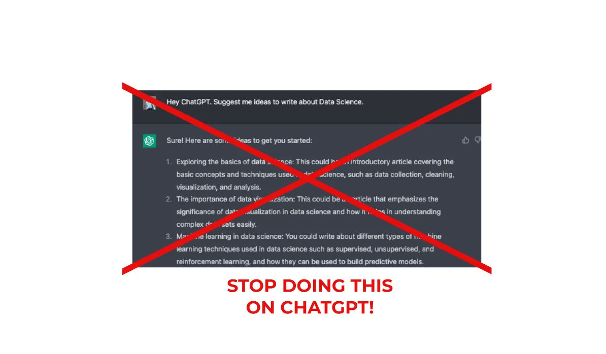 TechBeatDe_com's tweet photo. 1/5 📚 Effektive Nutzung von #ChatGPT: Der Artikel gibt Tipps, wie Sie ChatGPT besser nutzen können, um wertvollere Ergebnisse zu erhalten. Die meisten Nutzer nutzen nur einen Bruchteil des Potenzials von ChatGPT, weil sie nicht wissen, wie man es effektiv anwendet. #AI https://t.co/Q981Dd9IJW
