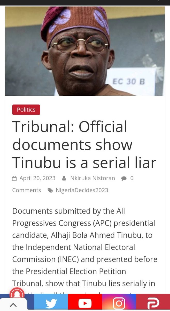 NuelKingdom's tweet image. Nothing about him is real/true...from A-Z. #INECElectionResult