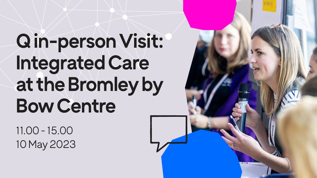 📢🗯️ Sign up to our in-person #QVisit to the world famous @Bromley_by_Bow Centre! Learn how they work with others locally to create integrated services - and have a unique opportunity to see behind the scenes at the Centre. Confirm your place 👉 fal.cn/3xCS7