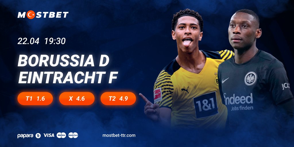 🇩🇪 Borussia Dortmund 🆚 Eintracht Frankfurt 🇩🇪
🏆 Bundesliga | 19:30

🚀 T1 | 1.6

🏆 Mostbet ile kazanın!

💰 KAYIT LİNKİ ALTTAKİ TWEET'TE👇