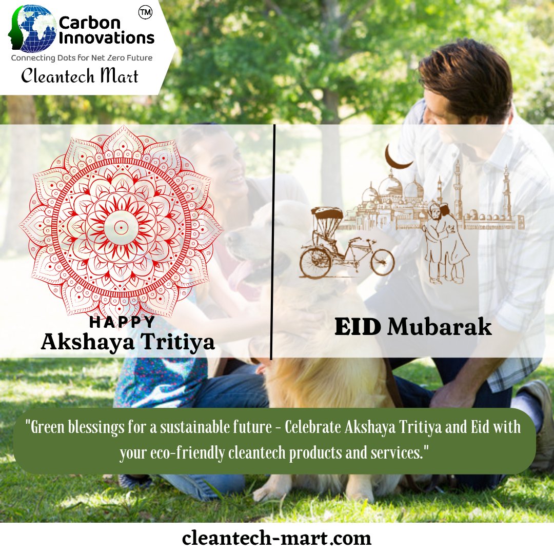 TheDealers8's tweet photo. Cleantech Mart team wishes you Eid Mubarak and greetings on Akshaya Trithiya.
.
.
Visit: https://t.co/R6Usn0uCxS
.
.
#cleantech #cleaneconomy #getwasteed #greenenergy #powerofgreen #energyaccess #energysystem #energystorage #greeneconomy #cleanenergyfuture #cleanpower #gogreen https://t.co/sSOBVSVznZ