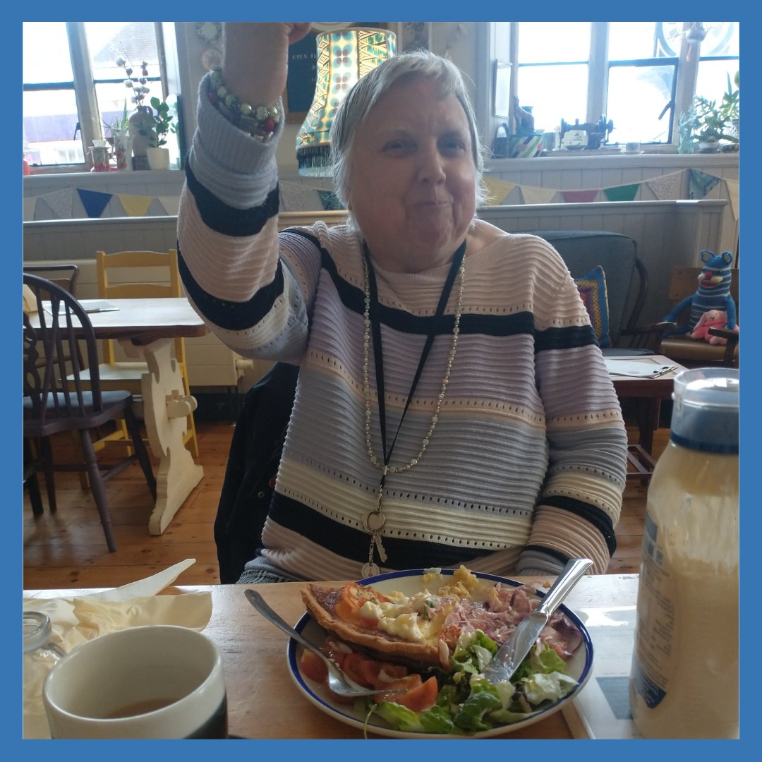ServicesEnable's tweet photo. Karen's lunch out!

Our lovely client Karen has recently made the move from a supported living location to independent living. Her independence and interpersonal skills have improved tenfold and she continues to blossom! https://t.co/g3dSicB8vg