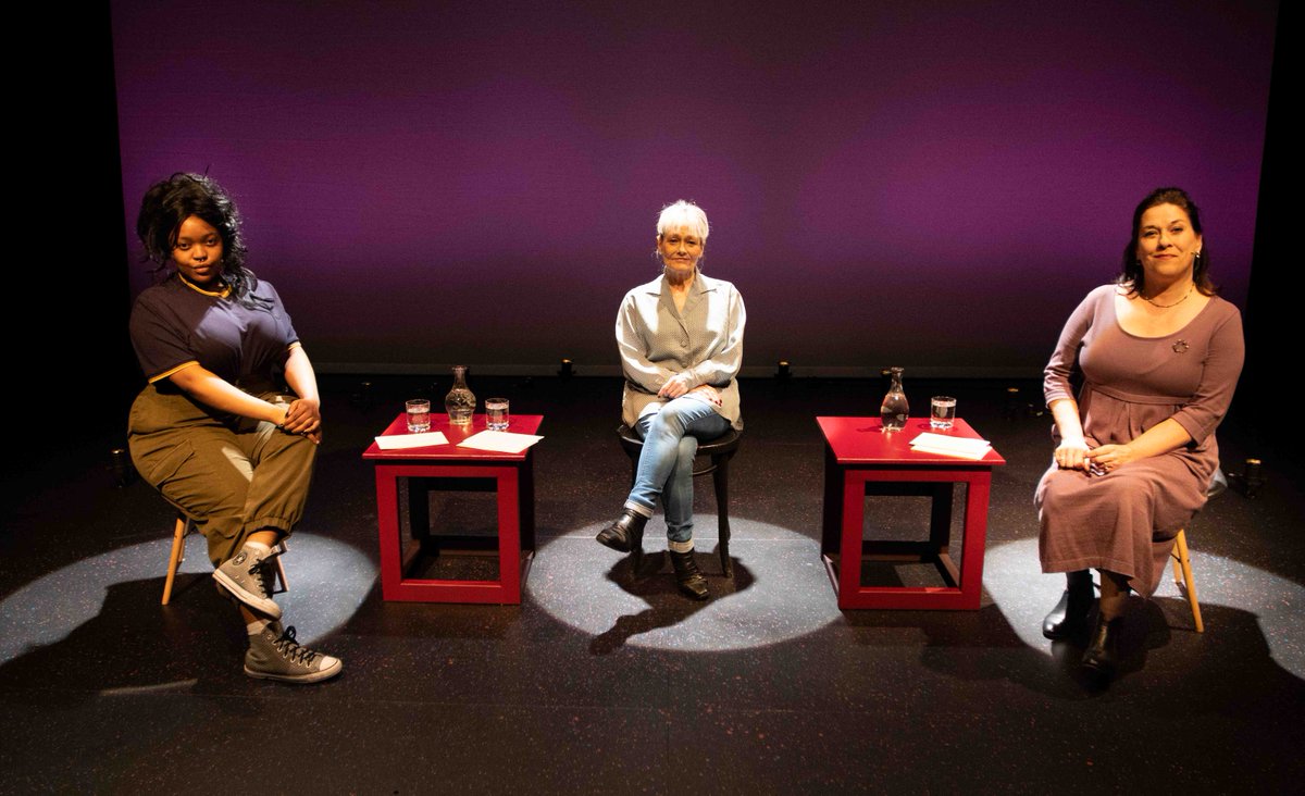 The Dream Team are ready... The Vagina Monologues officially opens tonight! 🎤

🗓️ Now On - Sat 29 April
🎟️ dundeerep.co.uk/whats-on/vagin…

🎭 @LauraLovemore, @weemo67 and Joyce Falconer (L-R)

@visitdundee1 @DundeeCulture @Creative_Dundee
#thevaginamonologues #dundeerep