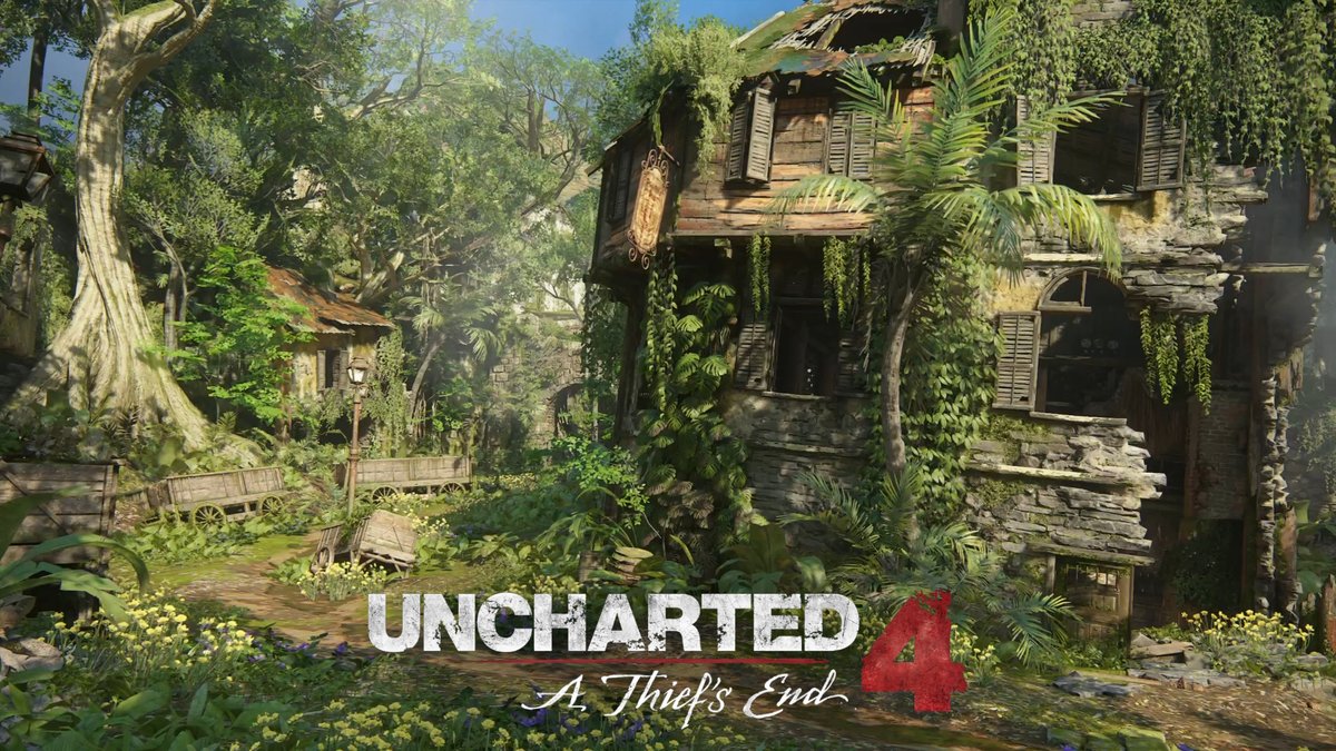 VirtualVistas's tweet photo. It's pirate time again with this #Ambient #Vista from #Uncharted 4 on #PS4 

Nature has retaken what must have been a bustling centre of activity.

#NathanDrake 

https://t.co/BqeicuBenV https://t.co/R9JY67CRkJ