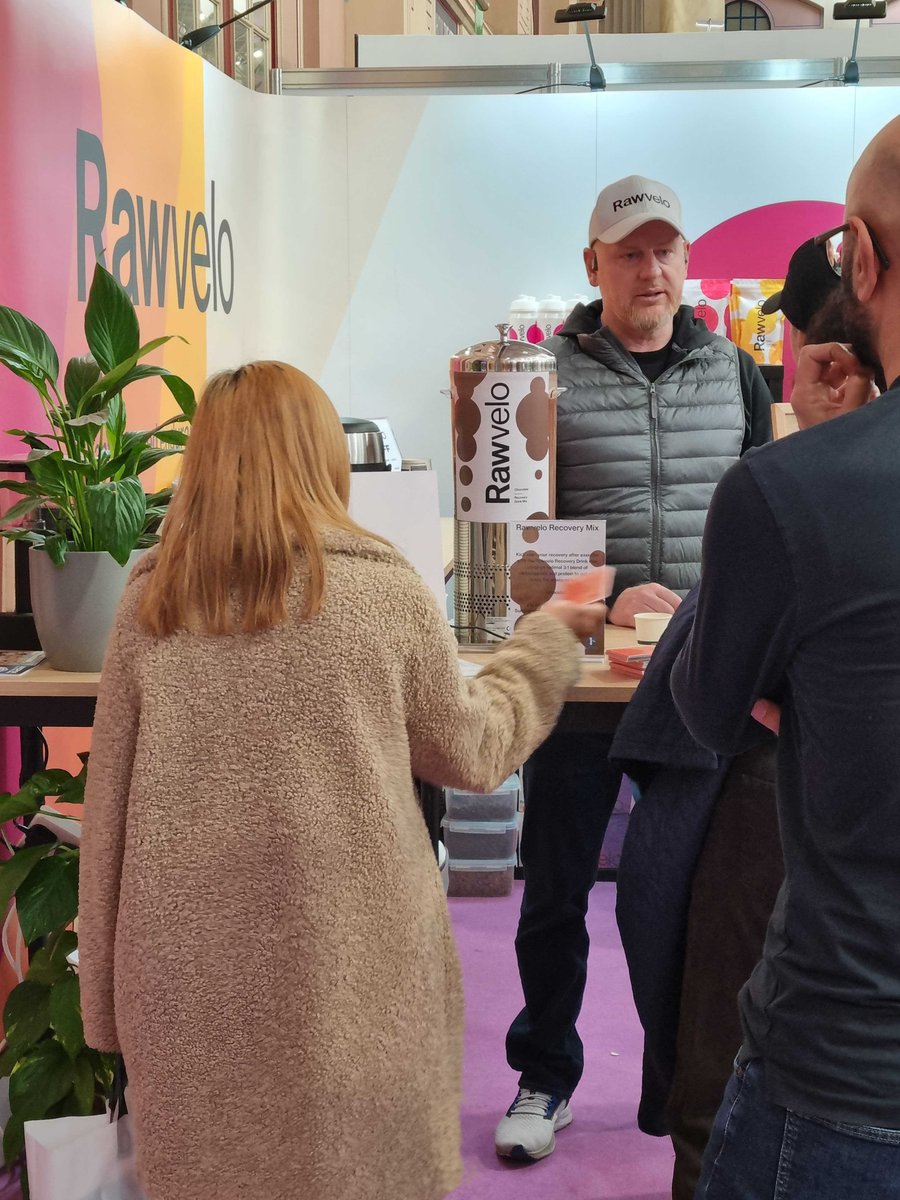 Rawvelosports's tweet photo. Great to see so many people at @CycleShow yesterday! 

We're back in action today with a brand-new product for you to try too... available online soon 🤫

#CycleShow https://t.co/y7zHUb04iG