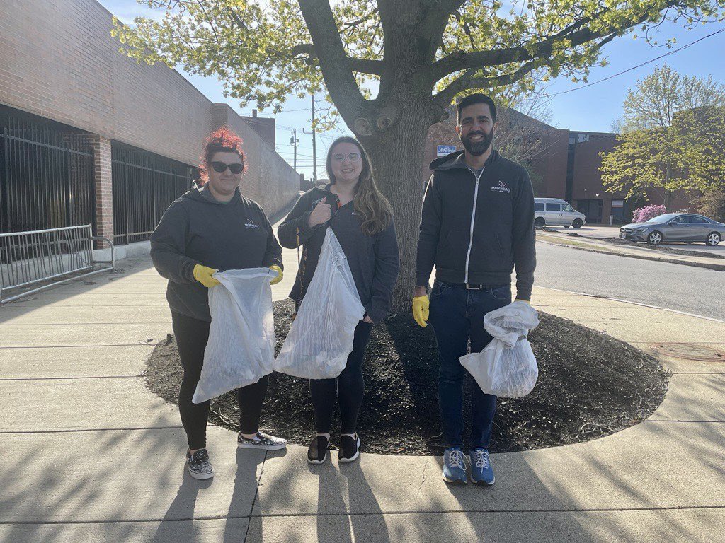 We had beautiful weather for our annual Earth Day clean up at the @nashualibrarynh 🌎

#earthday2023 #cleanupcrew #beautifyyourworld #nashuanh