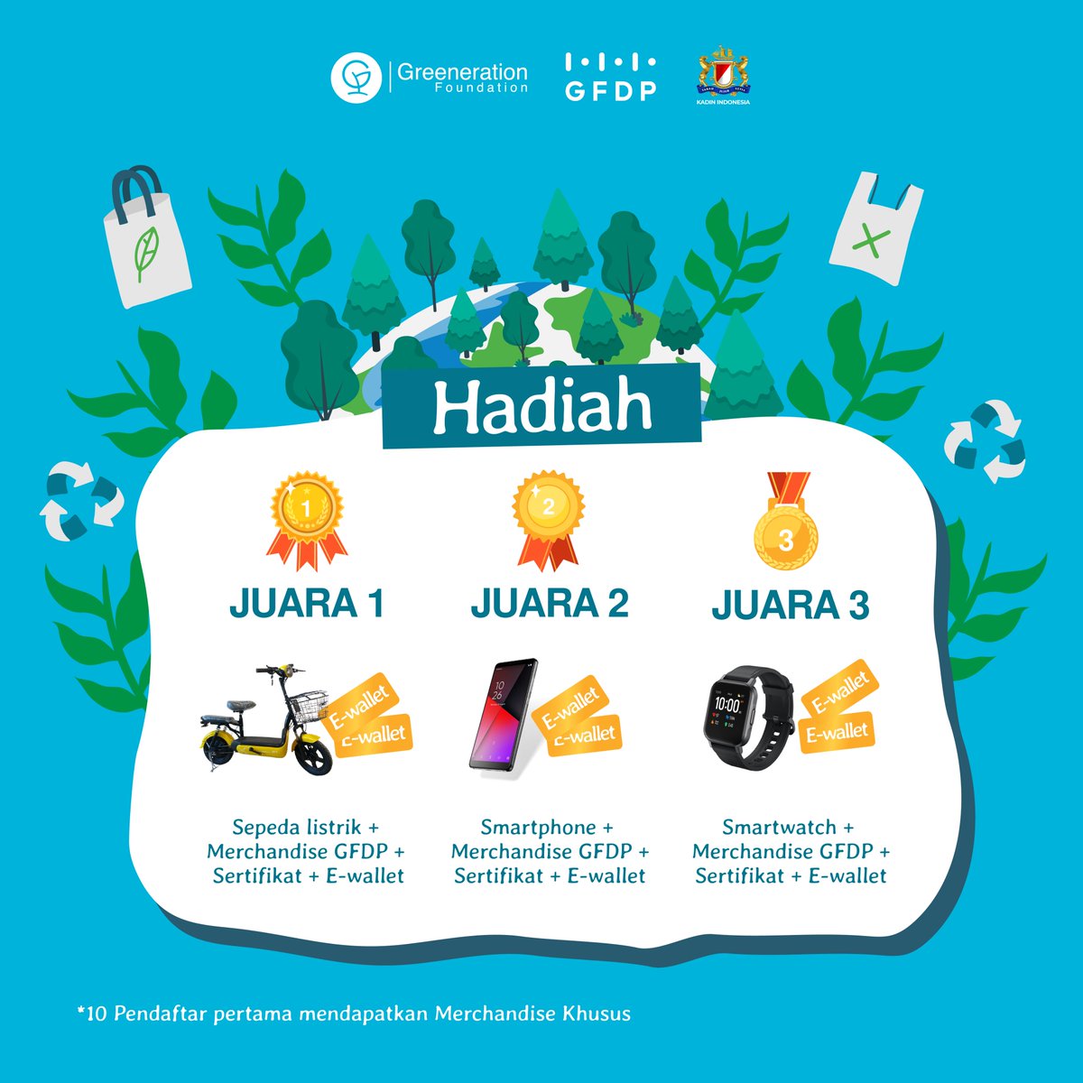 greenerationid's tweet photo. Memperingati hari bumi tahun 2023, Greeneration Foundation mengajak kalian untuk ikut serta dalam blogger competition dengan tema "Bagaimana keseharian manusia mempengaruhi perubahan iklim"

Tunggu apa lagi? Segera daftarkan dirimu melalui tautan berikut:

https://t.co/9WdcDq3xKQ https://t.co/xfwjTk4I02
