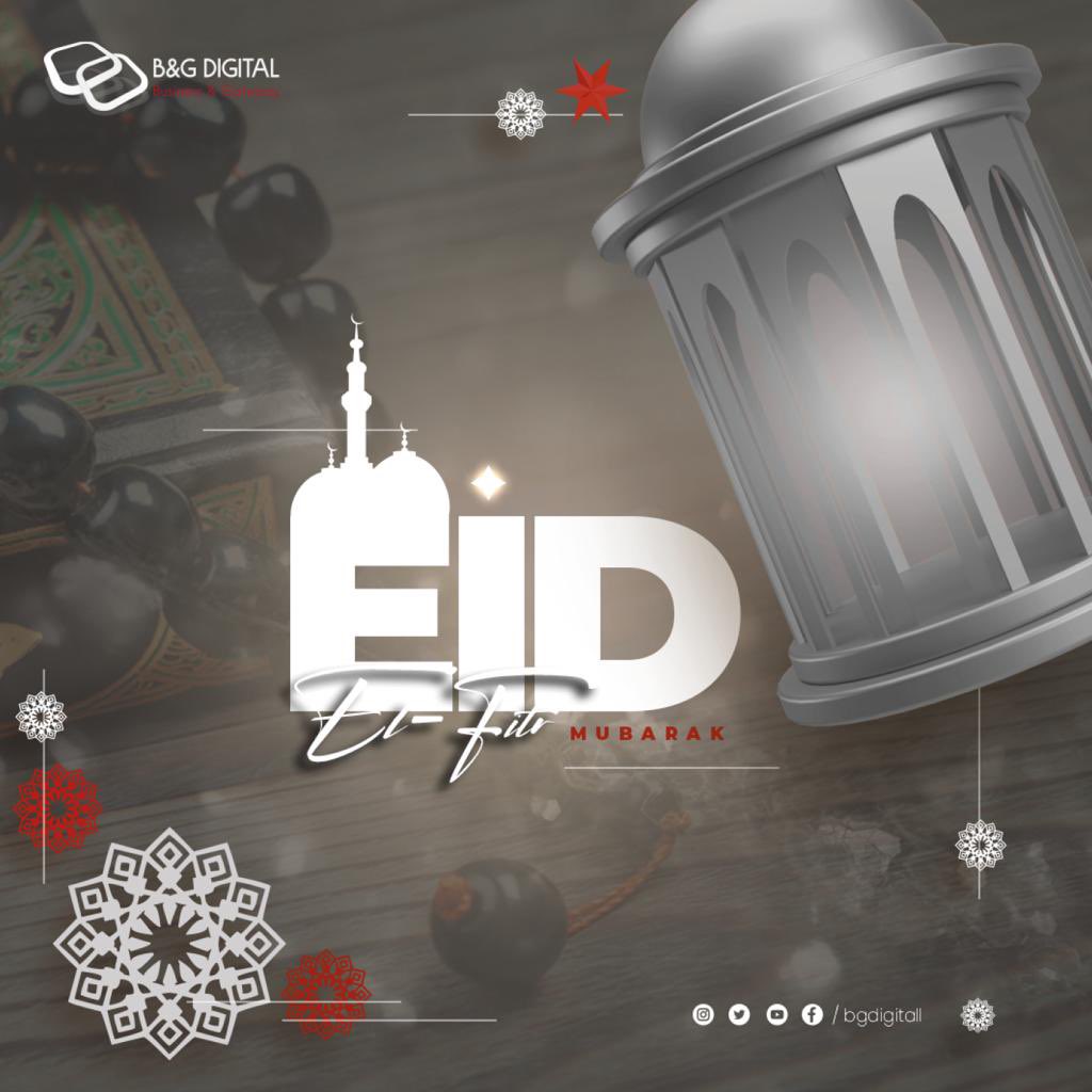 BGDigitall's tweet photo. Joyeuse fête de l'Eid Mubarak 🎊🎊🎊

Que cette journée soit remplie de bonheur, de paix et de bénédictions pour vous et vos proches.

#EidMubarak #JoyeuseFête #PaixEtBénédiction #Générosité #Fraternité #AmourEtRespect https://t.co/qYgYkn0KLd